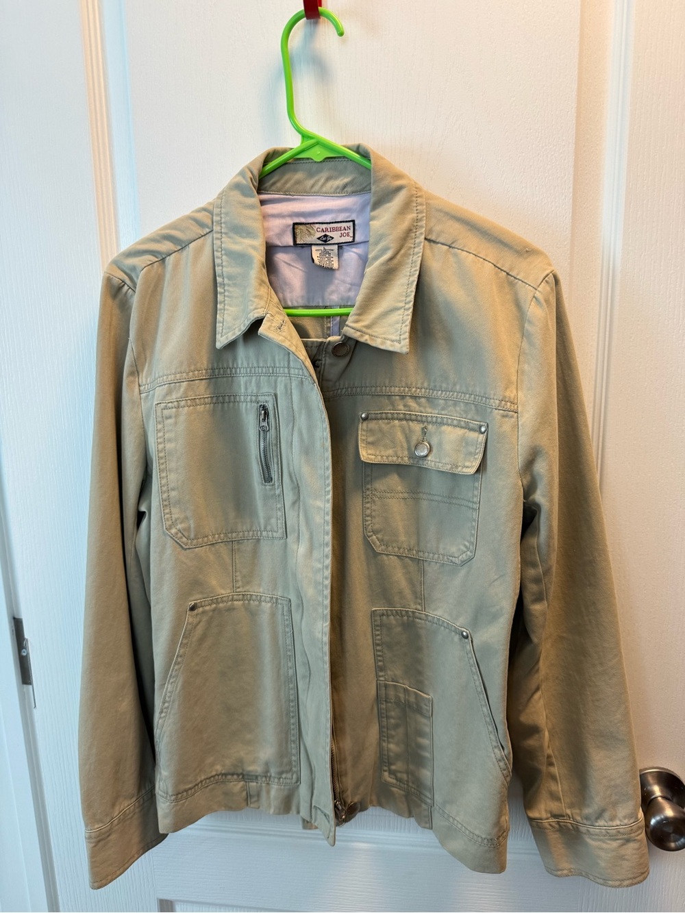 Caribbean Joe Women’s Let Go Safari Jacket Size L